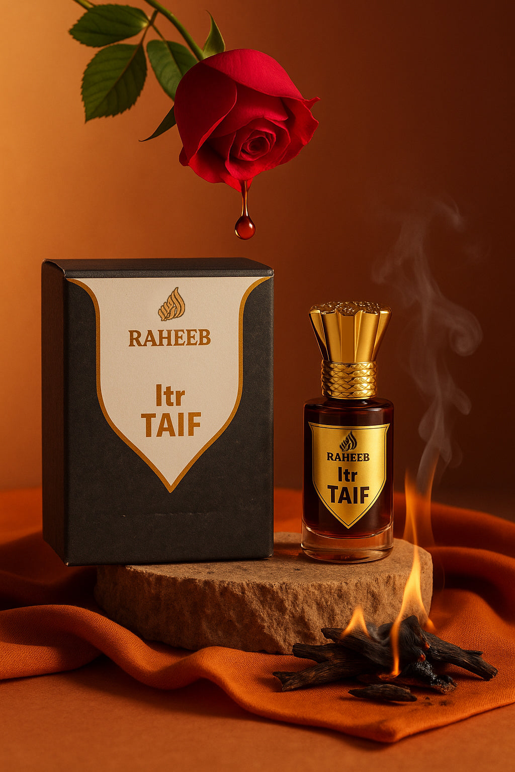 RAHEEB PREMIUM Itr TAIF ATTAR ROLL LONG LASTING FRAGRANCE PERFUME FOR MEN AND WOMEN | 100% ALCOHOL FREE ATTAR PERFUME | (6ML