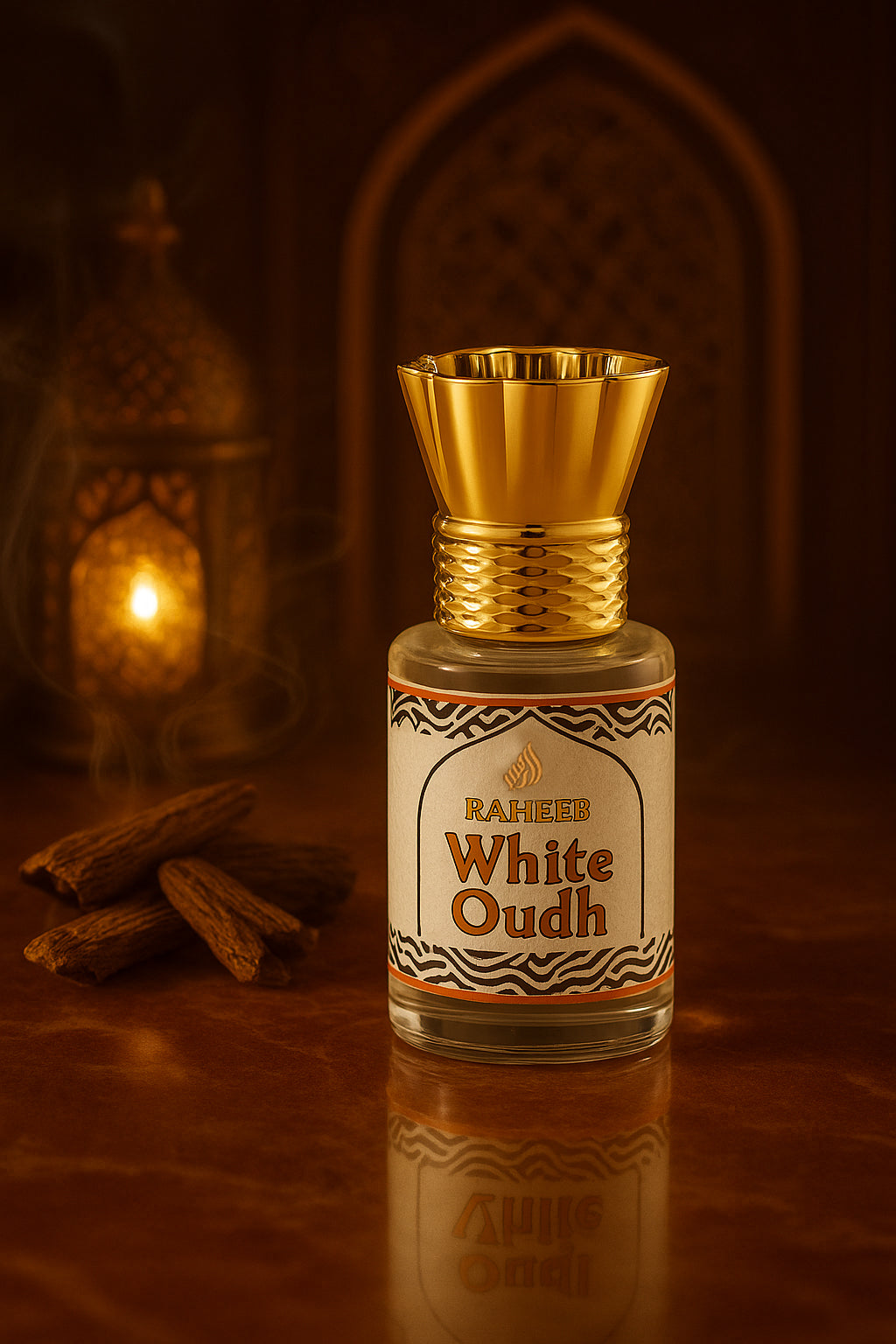 RAHEEB PREMIUM WHITE OUD ATTAR ROLL LONG LASTING FRAGRANCE PERFUME FOR MEN AND WOMEN | 100% ALCOHOL FREE ATTAR PERFUME | (6ML