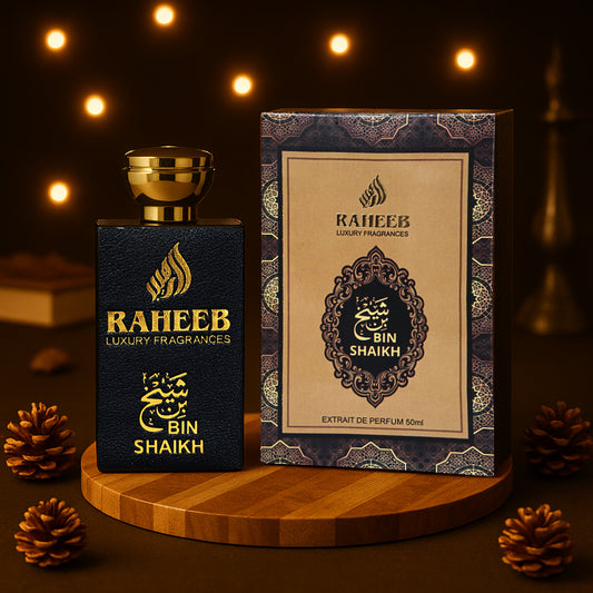 Bin Shaikh - EDP By Raheeb Eau De Parfum 50ml For Men & Women EDP Long Lasting