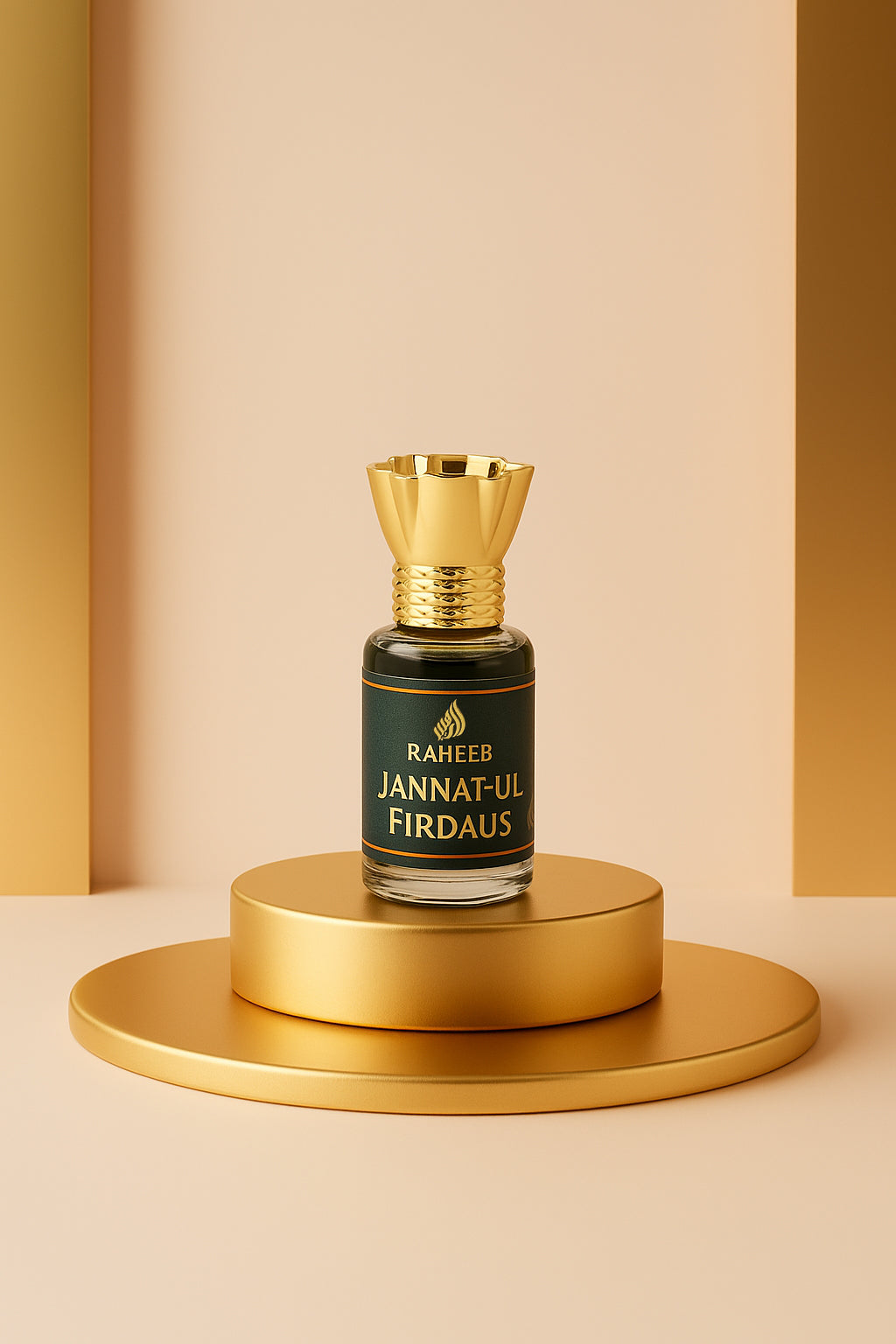 RAHEEB PREMIUM JANNAT UL FIRDAUS ATTAR ROLL LONG LASTING FRAGRANCE PERFUME FOR MEN AND WOMEN | 100% ALCOHOL FREE ATTAR PERFUME | (6ML