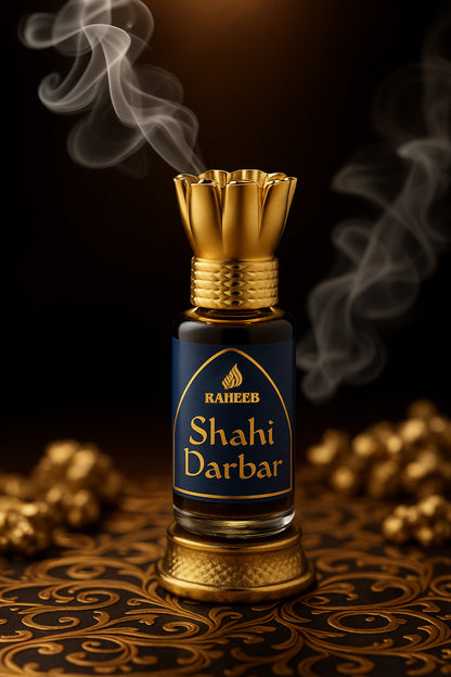 RAHEEB PREMIUM SHAHI DARBAR ATTAR ROLL LONG LASTING FRAGRANCE PERFUME FOR MEN AND WOMEN | 100% ALCOHOL FREE ATTAR PERFUME | (6ML