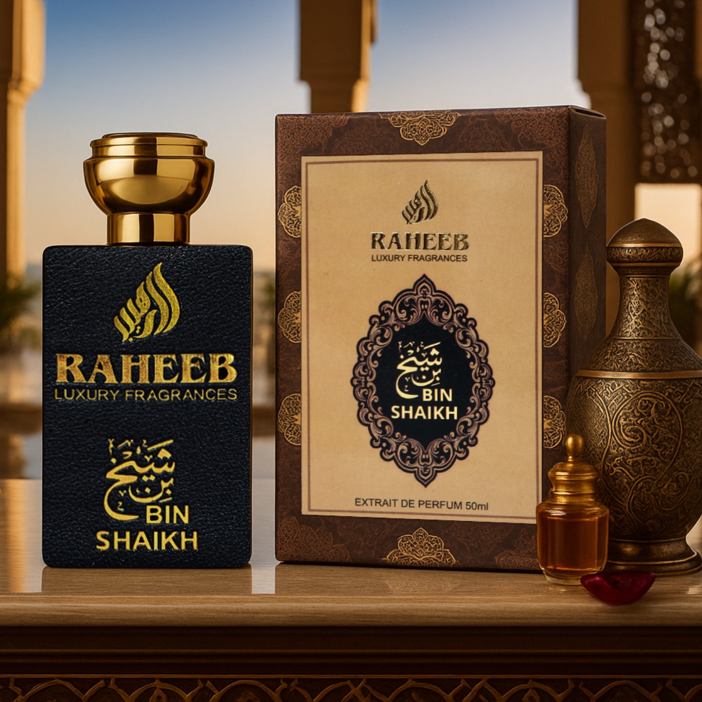 Bin Shaikh - EDP By Raheeb Eau De Parfum 50ml For Men & Women EDP Long Lasting