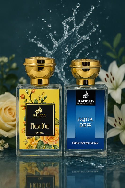 Flora D’Or &  Aqua Dew  – Exclusive Combo Pack (2 x 50ml)